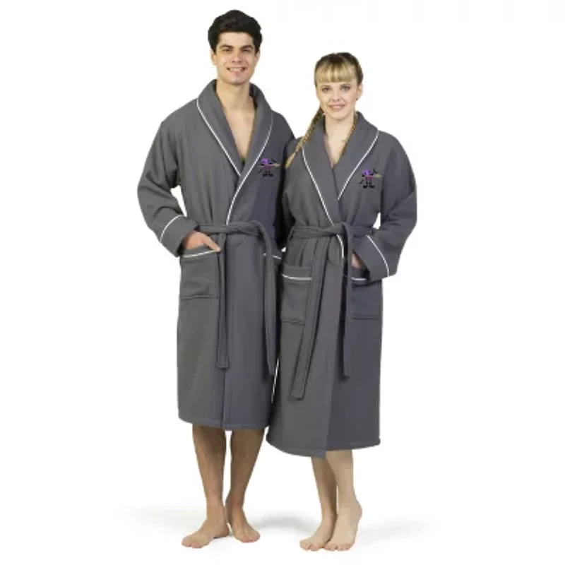 Linum Home Textiles Halloween Waffle Terry Bathrobe Unisex Adult Long Sleeve Length Robe