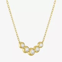 Diamond Addiction G-H / Si2-I1 Womens 1/3 CT. T.W. Lab Grown White Diamond 10K Gold 18 Inch Pendant Necklace