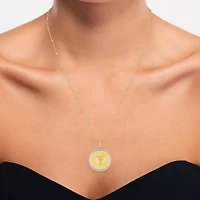 (G-H / Si2-I1) Womens 1/4 CT. T.W. Lab Grown White Diamond 14K Gold Over Silver Heart 20 Inch Pendant Necklace