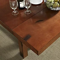 Distressed Dark Oak WoodKitchen Dining Table