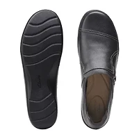 Clarks Cora Poppy Womens Cap Closed Toe Slip-On Shoe
