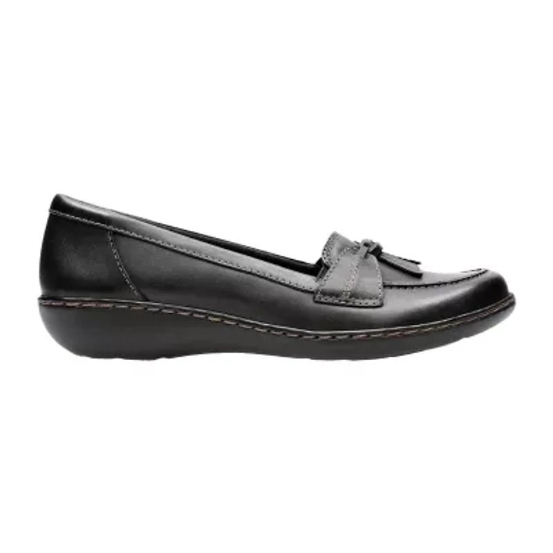 Clarks Womens Ashland Bubble Loafers