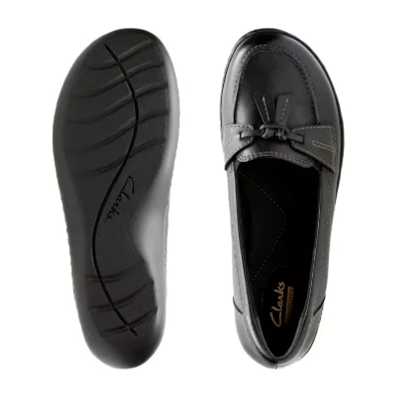 Clarks Womens Ashland Bubble Loafers