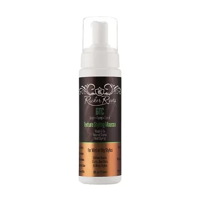 Rucker Roots Ginger Turnip Carrot Texture Styling Hair Mousse 8 oz.