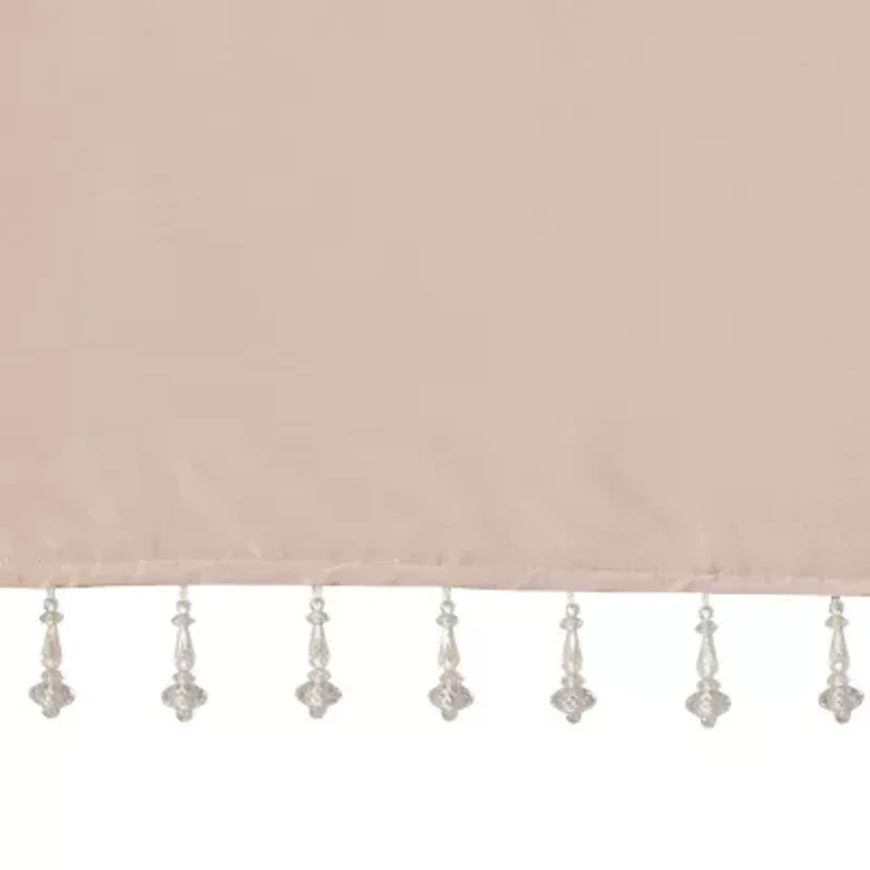 Madison Park Natalie 50"W X 26"L Lightweight Twisted Tab Top Tailored Valance