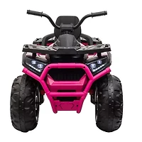 Blazin Wheels 12v Ride On Atv (Pink) Ride-On Quad