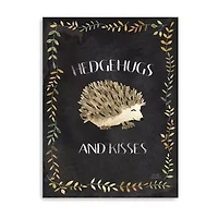 Lumaprints Woodland Whimsy X Black Giclee Canvas Art