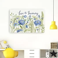 Lumaprints Botanical Blue Ii Giclee Canvas Art