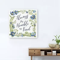 Lumaprints Botanical Blue Iv Giclee Canvas Art