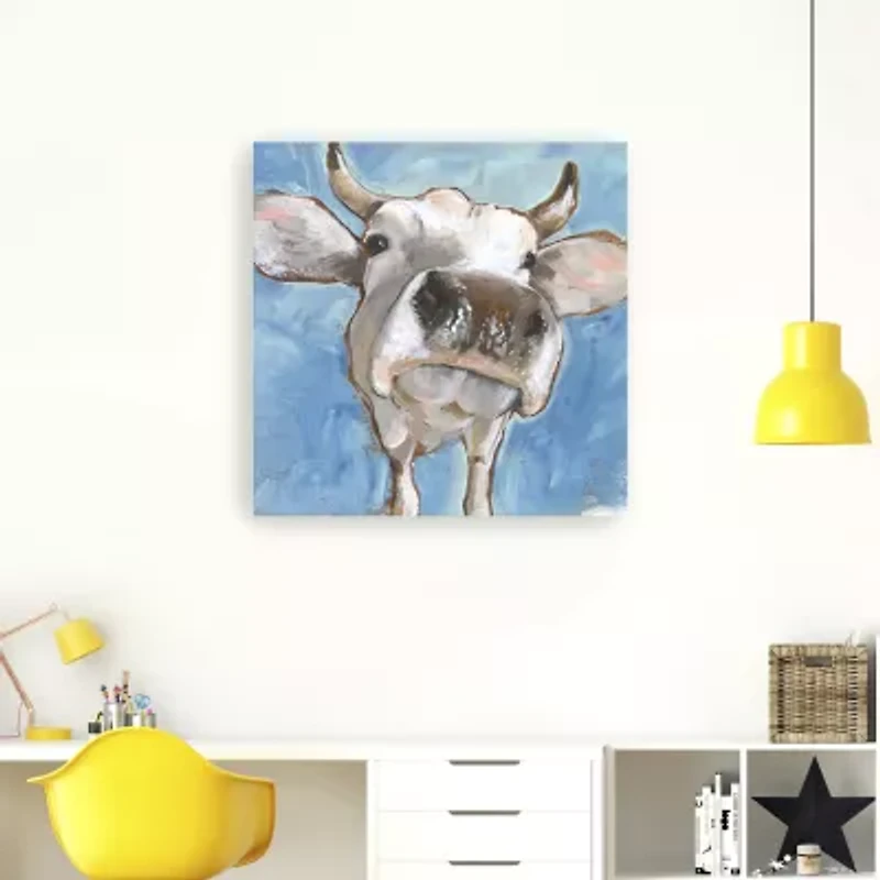 Lumaprints Cattle Close-Up I Giclee Canvas Art