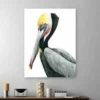 Lumaprints Watercolor Pelican Ii Giclee Canvas Art
