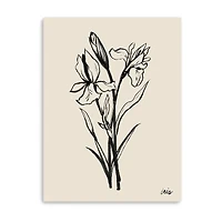 Lumaprints Iris Sketch I Giclee Canvas Art