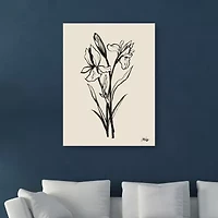 Lumaprints Iris Sketch I Giclee Canvas Art