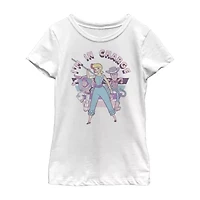 Little & Big Kid Girls Crew Neck Short Sleeve Slim Fit Toy Story Graphic T-Shirt