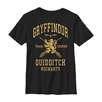 Little & Big Kid Boys Crew Neck Short Sleeve Slim Fit Harry Potter Graphic T-Shirt