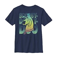 Little & Big Kid Boys Crew Neck Short Sleeve Slim Fit Scooby Doo Graphic T-Shirt