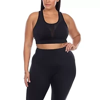 White Mark Womens High Support Sports Bra Ps18580
