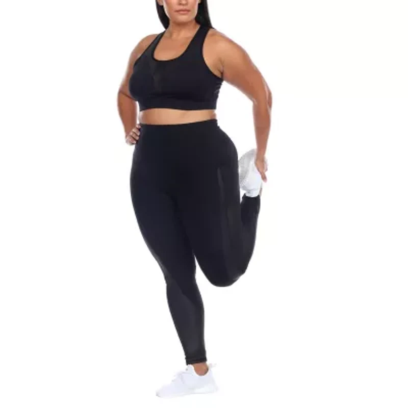White Mark Womens High Support Sports Bra Ps18580