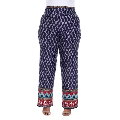 White Mark Womens Plus Mid Rise Wide Leg Palazzo Pant