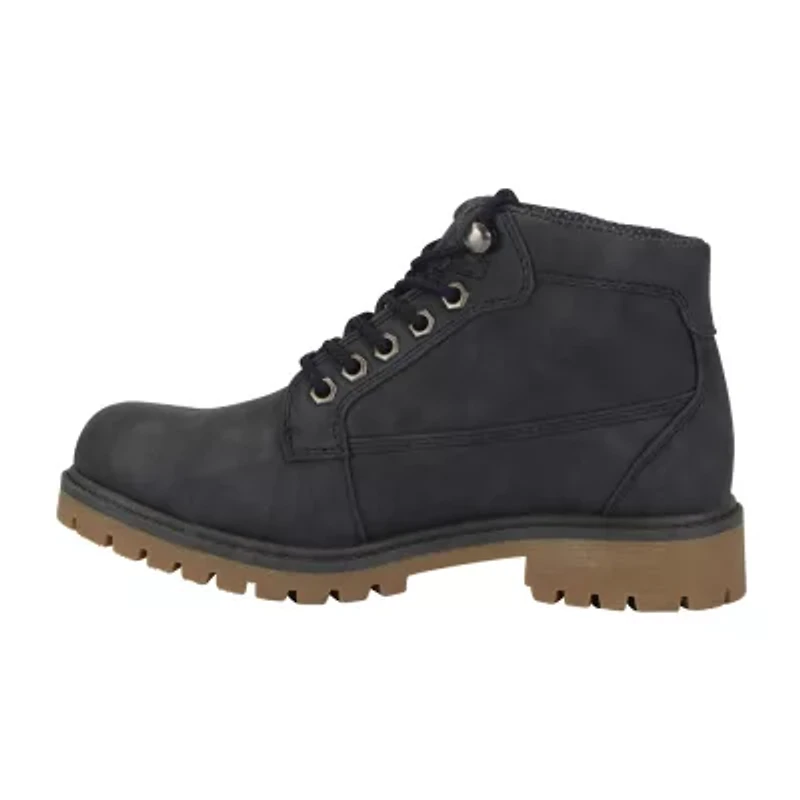 Lugz Womens Mantle Mid Block Heel Lace Up Boots