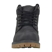 Lugz Womens Mantle Mid Block Heel Lace Up Boots