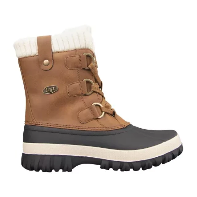 Lugz Womens Stormy Water Resistant Flat Heel Winter Boots