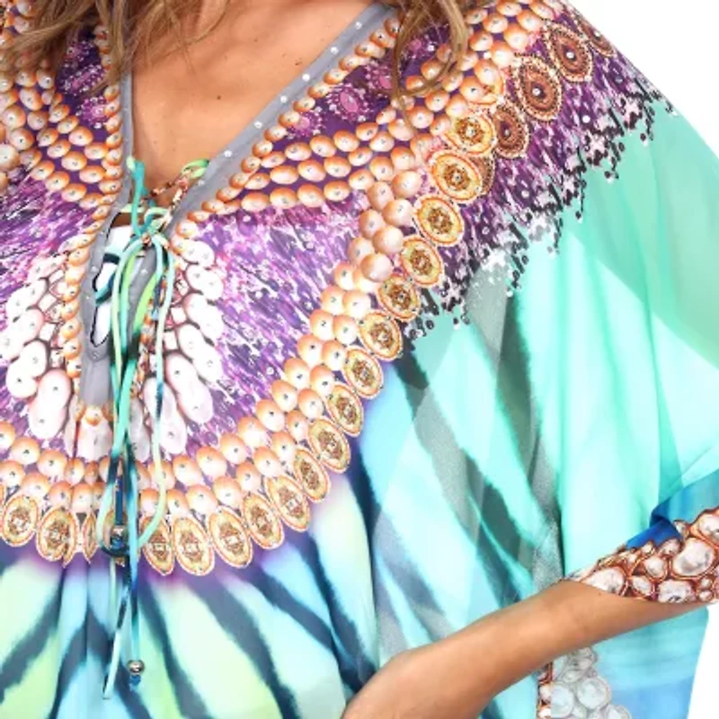 White Mark Womens Maternity 3/4 Sleeve Shirt Dress