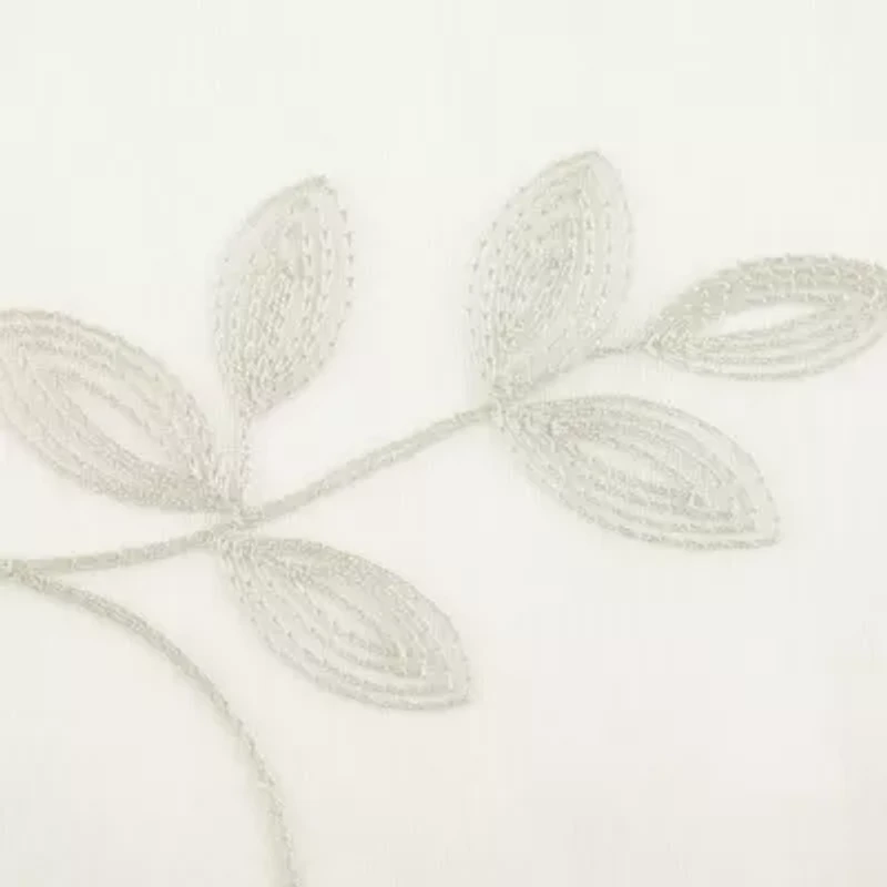 Regal Home Meadow Embroidered 2-pc. Rod Pocket Window Tier
