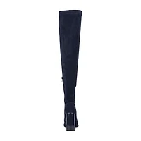 Torgeis Womens Sasha Block Heel Over the Knee Boots