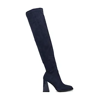 Torgeis Womens Sasha Block Heel Over the Knee Boots