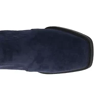 Torgeis Womens Sasha Block Heel Over the Knee Boots