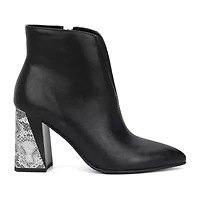 Torgeis Womens Lailah Block Heel Booties