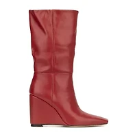 Torgeis Womens Milan Wedge Heel Dress Boots