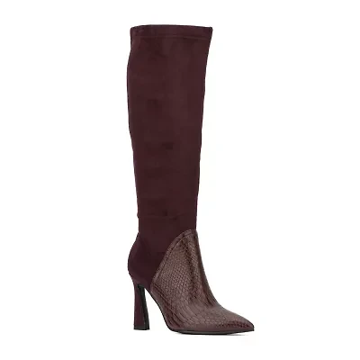 Torgeis Womens Mia Stiletto Heel Dress Boots