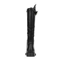 Torgeis Womens Antonella Block Heel Riding Boots