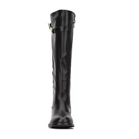 Torgeis Womens Serafina Stacked Heel Dress Boots