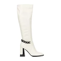 Torgeis Womens Lauren Block Heel Dress Boots