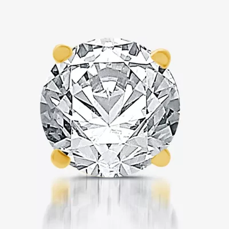 Classic Collection 1/2 CT. T.W. Natural White Diamond 10K Gold 5.2mm Single Earring