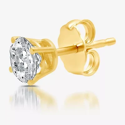 Classic Collection 1/2 CT. T.W. Natural White Diamond 10K Gold 5.2mm Single Earring