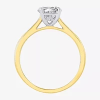 (H-I / Si2) Womens 1 1/2 CT. Lab Grown White Diamond 14K Gold Round Solitaire Engagement Ring