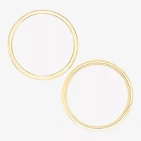 Unisex Adult 10K Gold Wedding Ring Set
