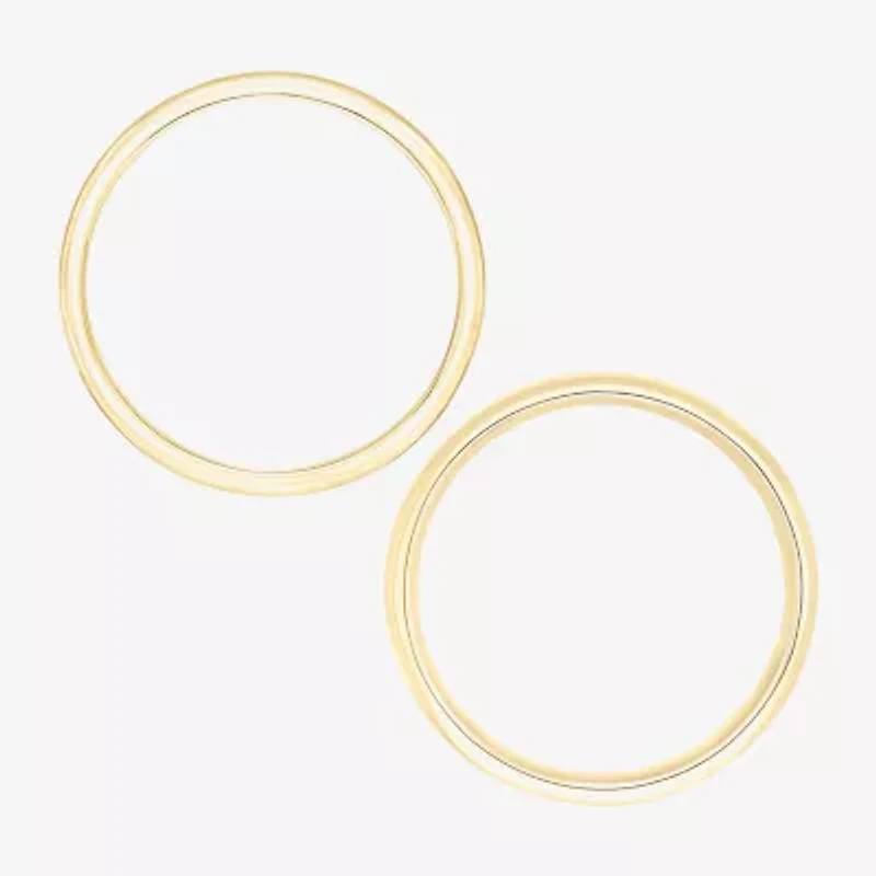 Unisex Adult 14K Gold Wedding Ring Set