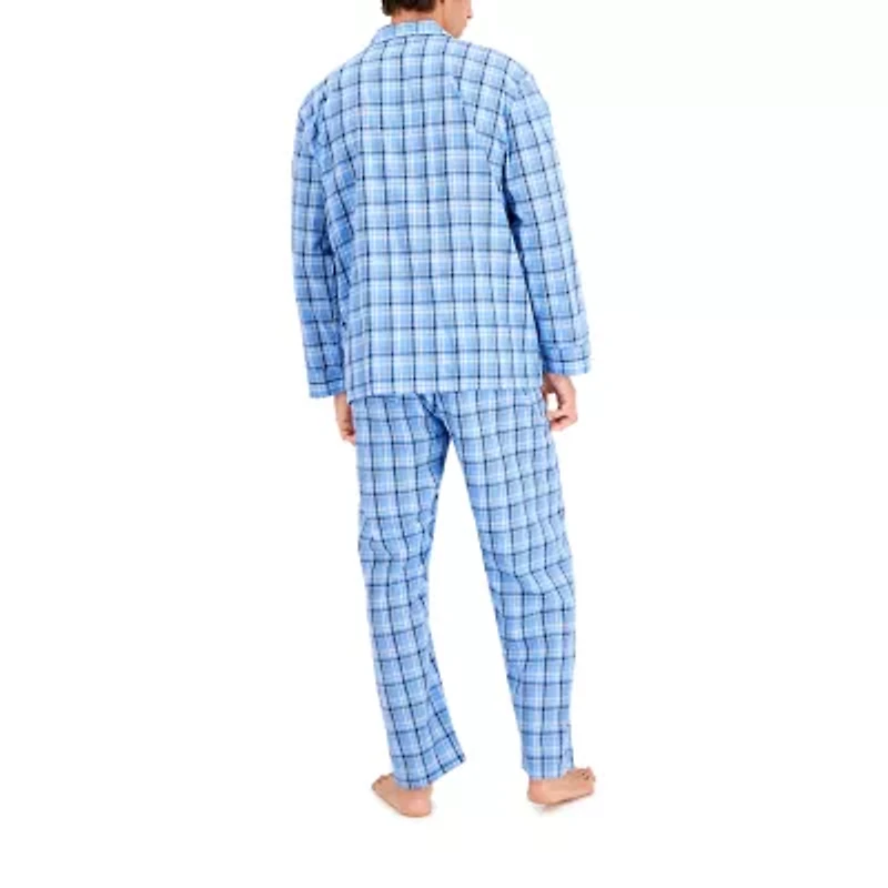 Hanes Mens Long Sleeve 2-pc. Pajama Set