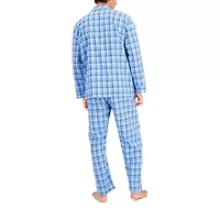 Hanes Mens Long Sleeve 2-pc. Pajama Set