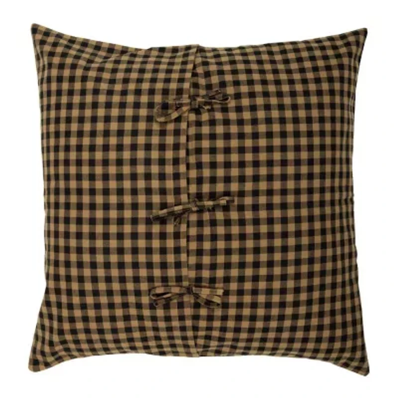 VHC Brands Country Check Euro Sham