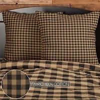 VHC Brands Country Check Euro Sham