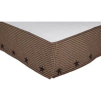 VHC Brands Country Check Star 16" Bed Skirt