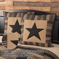 VHC Brands Country Check Star Euro Sham