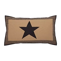 VHC Brands Country Check Star Pillow Sham