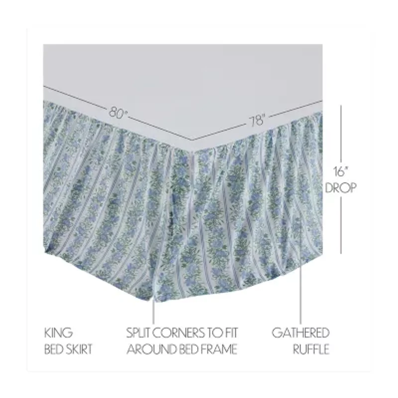 VHC Brands Jolie 16" Bed Skirt